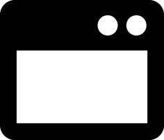 Blank Window Line Art Illustration Svg, Free Vectors File